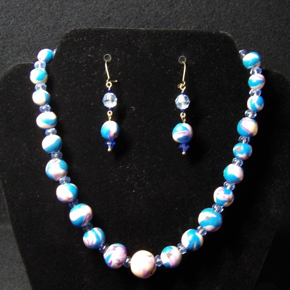 Handmade Necklace and Earrings